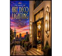 THE BEST OF ART DECO LIGHTING Exteriors and Interiors from the Golden Age of Modern Glamour: Oversized 8.25 x 11 inches Coffee Table Book with 40 full-page, color Visual Plates