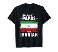 The Best Papas are Iranian Father's Day Iran Flag Camiseta