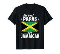 The Best Papas are Jamaican Father's Day Jamaica Flag Camiseta