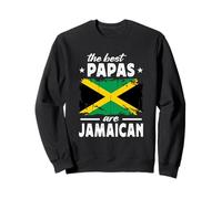 The Best Papas are Jamaican Father's Day Jamaica Flag Sudadera