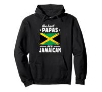 The Best Papas are Jamaican Father's Day Jamaica Flag Sudadera con Capucha