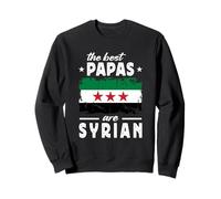 The Best Papas are Syrian Father's Day New Syria Flag Sudadera