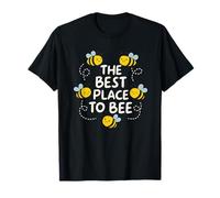 The Best Place to Bee Cozy Honeybee Hive Home Camiseta