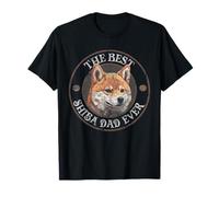 The Best Shiba Inu Dad Ever Shiba Dog Owner Lovers Camiseta