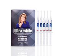 The Best Teeth Whitening Gel - Ultra White Pharmaceutical Grade 16% System for Whitening Only One Hour a Day- Large 5 Syringe-#1 Brand Prescribed By Cosmetic Dentists by Ultra White