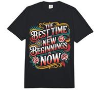 The Best Time For New Beginnings Is Now Comenzar |- Comfort Colors Adult Heavyweight T-Shirt