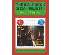 The Bible Book of Corinthians I & II Word Search Puzzle Book: Word Searches with Easy to Read Print about The Bible Book of Corinthians I & II, Love ... 110 pages | 50+ Puzzles... Gift for Vacations