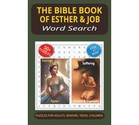 The Bible Book of Esther & Job Word Search Puzzle Book: Word Searches with Easy to Read Print about The Bible Book of Esther & Job, Courage & ... | 50+Puzzles. Gift for Vacations, Holidays