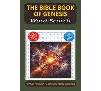 The Bible Book of Genesis Word Search Puzzle Book: Word Searches with Easy to Read Print about The Bible Book of Genesis, Book of Beginnings, Book of ... Gift for Vacations, Holidays and Free Times