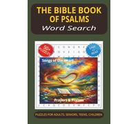 The Bible Book of Psalms Word Search Puzzle Book: Word Searches with Easy to Read Print about The Bible Book of Psalms, Prayers & Praises, Songs of ... Gift for Vacations, Holidays & Free Times