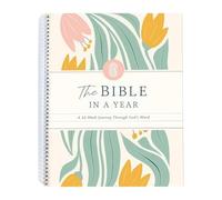 The Bible In A Year - 52-Week Bible Learning Bible Study Notebook Estudio sistemático de las Escrituras y diario devocional diario