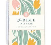The Bible In A Year - 52-Week Bible Learning Bible Study Notebook Estudio sistemático de las Escrituras y diario devocional diario