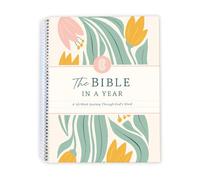 The Bible In A Year: A 52 Week Study Through Gods Word - Guía de estudio bíblico en espiral, plan de estudio bíblico para mujeres de 52 semanas