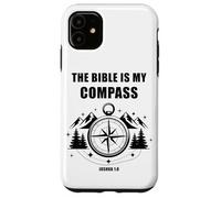 The Bible is My Compass - Joshua 1:8 Christian Faith Camping Carcasa para iPhone 11