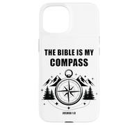 The Bible is My Compass - Joshua 1:8 Christian Faith Camping Carcasa para iPhone 15