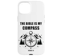 The Bible is My Compass - Joshua 1:8 Christian Faith Camping Carcasa para iPhone 15 Plus