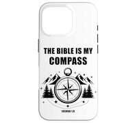 The Bible is My Compass - Joshua 1:8 Christian Faith Camping Carcasa para iPhone 16 Pro