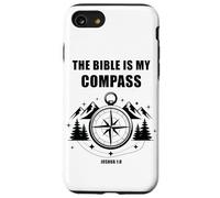 The Bible is My Compass - Joshua 1:8 Christian Faith Camping Carcasa para iPhone SE (2020) / 7/8