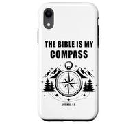 The Bible is My Compass - Joshua 1:8 Christian Faith Camping Carcasa para iPhone XR