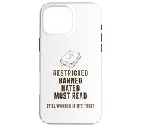 The Bible: Restricted, Banned, Hated, Most Read Carcasa para iPhone 16 Pro MAX