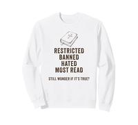 The Bible: Restricted, Banned, Hated, Most Read Sudadera