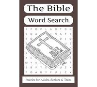 The Bible Word Search Book: Word searches with easy to read print about The Bible, God, Disciples and more | 6x9 inches, 110 pages | 50+ puzzles... Gift for Vacations, Holidays & Free Times