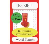 The Bible Word Search Puzzle Book: Easy to Read Print about the Bible, biblical prophets, stories and More │6 x 9 Inches, 110 pages │ 50+ Puzzles . . . Great for Vacation, Holidays, and Relaxation
