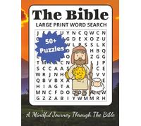 The Bible Word Search Puzzle Large Print: Word Searches about Biblical Events, Characters, Places and More | 8.5x11 inches, 110 pages | 50+ Puzzles | Gift for Vacations, Holidays and Free Times