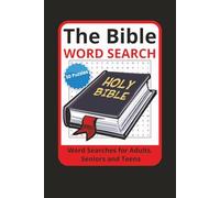 The Bible Word Search Puzzles: Word Search Puzzles with Easy to Read Print about the Bible, Studies, or Group fun learning | 6 x 9 inches, 100 pages | ... Travel, Holidays, Birthdays, Any Occassion