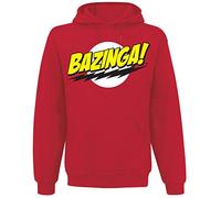 The Big Bang - Sudadera Bazinga Super Logo - Rojo (M)