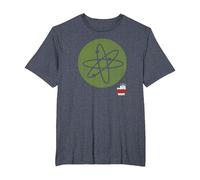 The Big Bang Theory Bang Icon Camiseta, Hombre Tallas Grandes, Azul Jaspeado, 2X Alto