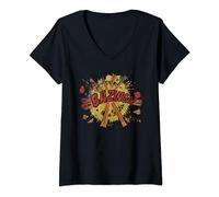 The Big Bang Theory Bazinga Explosion Camiseta Cuello V