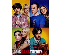 The Big Bang Theory Bloques Maxi póster, Madera, Multicolor