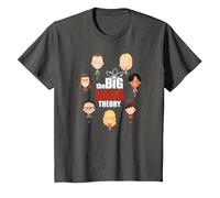 The Big Bang Theory Emojis Camiseta, Niños, Asfalto, 8 años