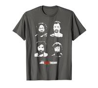 The Big Bang Theory Expedition Beards Camiseta, Hombre, Asfalto, M