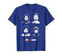 The Big Bang Theory Expedition Beards Camiseta, Hombre, Azul Real, S