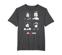 The Big Bang Theory Expedition Beards Camiseta, Hombre Tallas Grandes, Jaspeado Oscuro, 2X Alto