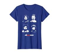The Big Bang Theory Expedition Beards Camiseta, Mujer, Azul Real, XS