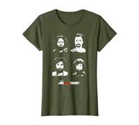The Big Bang Theory Expedition Beards Camiseta, Mujer, Verde Oliva, S