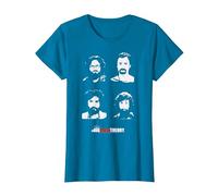 The Big Bang Theory Expedition Beards Camiseta, Mujer, Zafiro, M