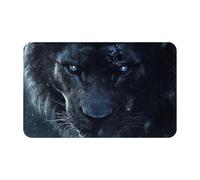 The Big Black-Faced Lionsobrenatural Symbols Black Printing - Toalla de playa de terciopelo de secado rápido, 1 unidad, 1 unidad, toalla de playa de terciopelo de piel de melocotón de gran tamaño de