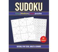 The Big Book of Sudoku: 400 Sudoku Puzzles | From Easy to Hard | Large Print | Suitable for Teens, Adults & Seniors | 8.5 x 11 | 414 pages