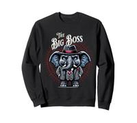 The Big Boss - Elefante hecho - Funny Mobster Sudadera