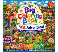 The Big Coloring Book of First Adventures: A Preschool Toddler Activity Book Jumbo Edition for Little Learners Going to School Library Music Art ... COLORING BOOKS Collection for Kids Ages 3-6)
