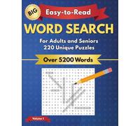 The Big Easy-to-Read Word Search for Adults & Seniors: 220 Puzzles, Each on a Unique Theme with a Matching Fun Fact