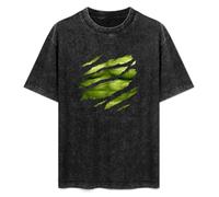 The Big Green Man Chest Under Torn Mens T-Shirt Unisex Black Top tee XXL
