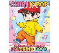 The Big K-Pop Coloʀing Book: Over 60 Fun & Beautiful Designs for Kids Ages 4-8 8-12, Teens, and Fans of All Ages