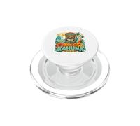 The Big Kahuna Hawaiian Tiki Surf Vintage Tropical PopSockets PopGrip para MagSafe