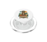 The Big Kahuna Hawaiian Tiki Surf Vintage Tropical PopSockets PopGrip para MagSafe