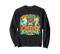 The Big Kahuna Hawaiian Tiki Surf Vintage Tropical Sudadera